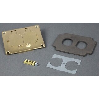 Product image: WLK 828R BRS DPLX CVR PLATE