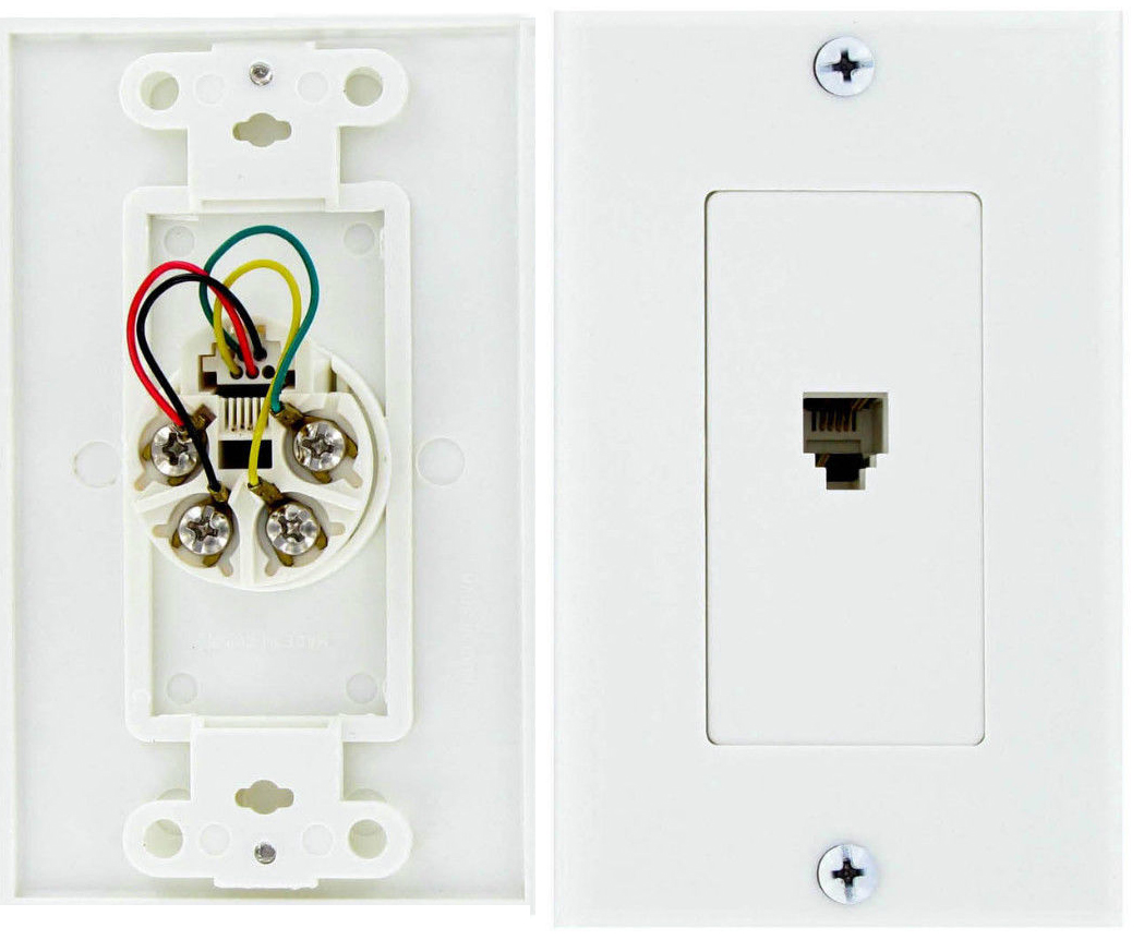 Product image: LEV C2449-W FL MT DEC WALLPLT