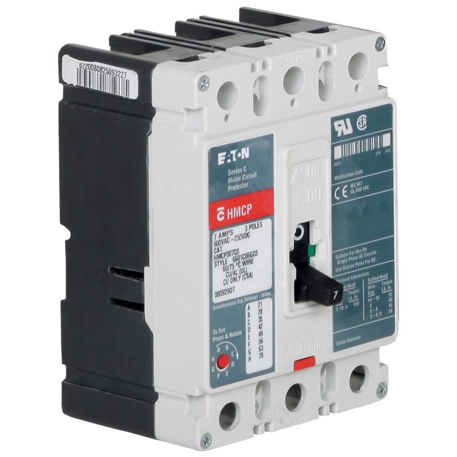 Product image: CHD CHMP030H1C 3 Pole 3A 600V