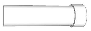 Product image: PVC 1/2-PVC-SCHED-80-10FT CONDUIT