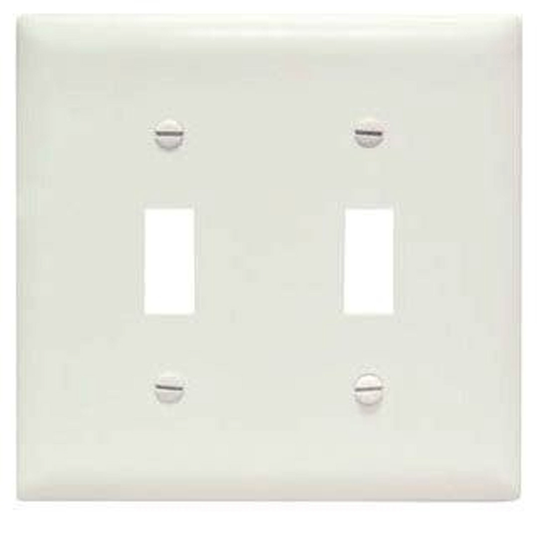 Product image: P&S TP2-W WHT 2G SW PLATE