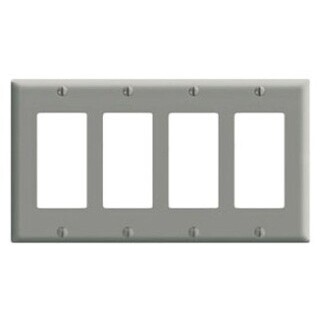 Product image: LEV 80412-GY 4G GRY WALLPLATE