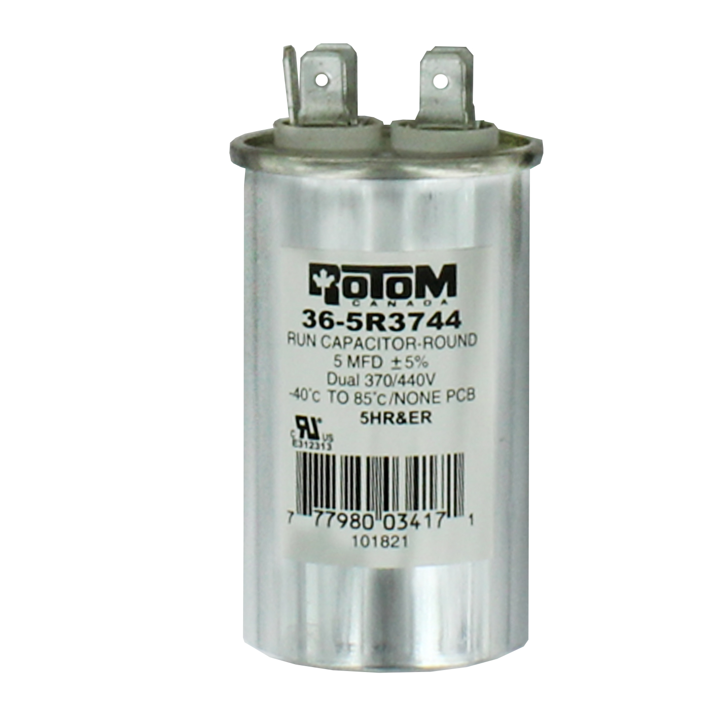 Product image: MORRIS 36-5R3744 5uf 370/440v