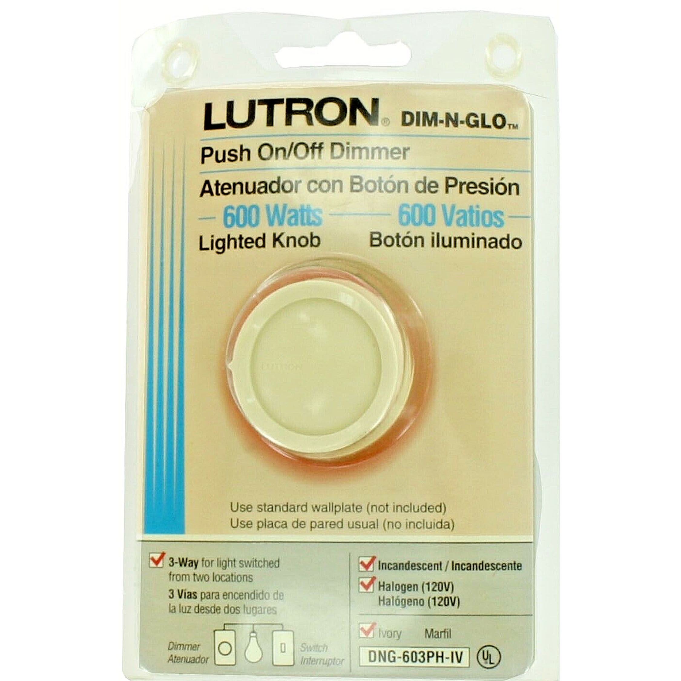 Product image: DNG-603PH-IV 3WAY ROTARY DIMMER