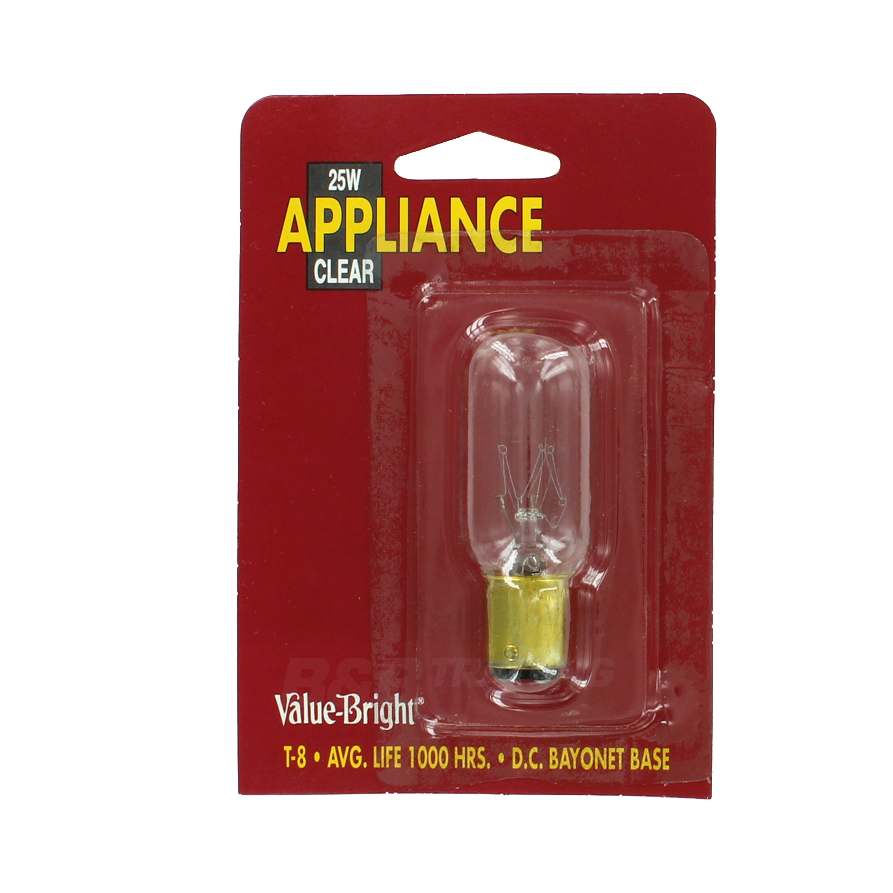 Product image: 25W T8 Clear DC Bayonet Base Appl. bulb