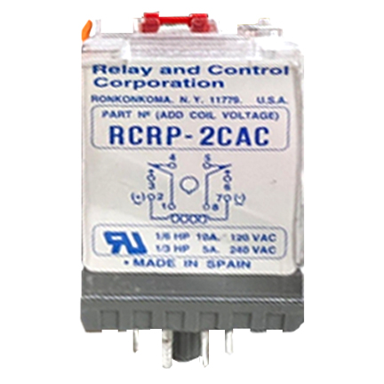 Product image: RC RCRP2CAC120 8 PIN 2 POLE 120V RELAY